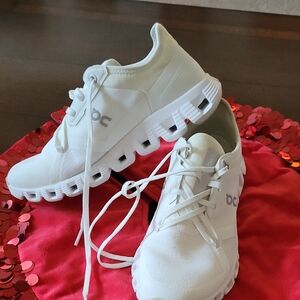 On Cloud Women's White Sneakers